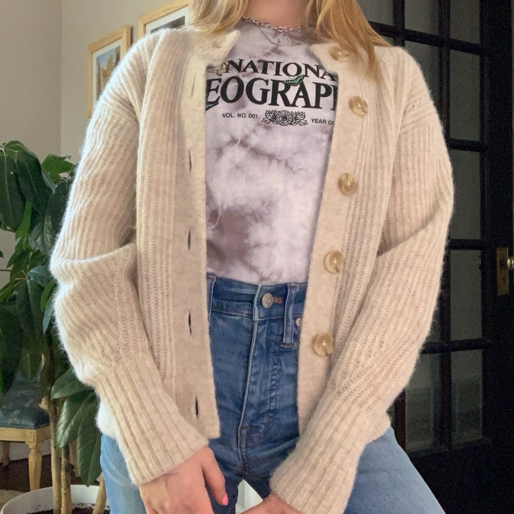 The Cropped Alpaca Cardigan